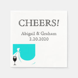 Hochzeit von Napkins Serviette