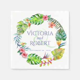 Hochzeit von Napkins   Tropenfarben Serviette