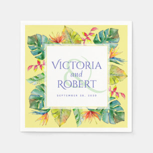 Hochzeit von Napkins   Tropenfarben Serviette