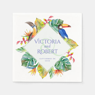Hochzeit von Napkins   Tropenfarben Serviette