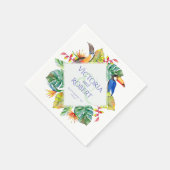 Hochzeit von Napkins | Tropenfarben Serviette (Ecke)