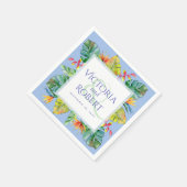 Hochzeit von Napkins | Tropenfarben Serviette (Ecke)