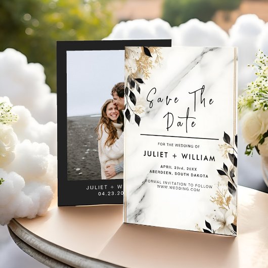 Hochzeit von Naturwerksteinen Save The Date