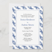 Hochzeit von Nautical Sailing Einladung (Vorderseite)