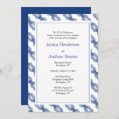 Hochzeit von Nautical Sailing Einladung (Vorne/Hinten)