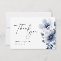 Hochzeit von Navy Blue Floral