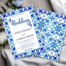 Hochzeit von Navy Blue und White Floral Foto