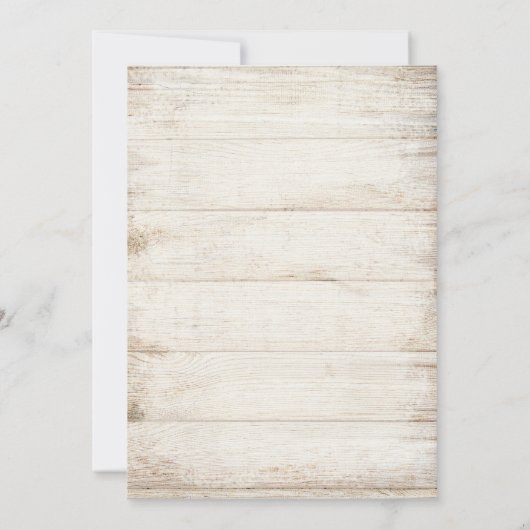 Hochzeit von Navy & Rust Boho, Leicht-Holz Einladung (Rückseite)