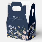 Hochzeit von Navy Spring Wildblume Meadow Garden Geschenkschachtel (Geöffnet)