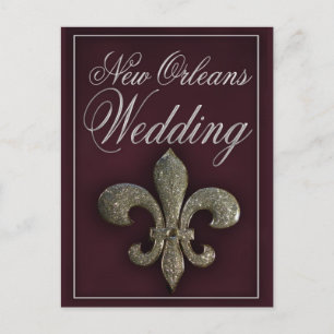 Hochzeit von New Orleans Postkarte