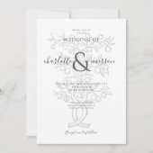 Hochzeit von Obstbaum Einladung (Vorderseite)