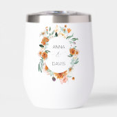 Hochzeit von Orange und Grüner Flora (Vorderseite)