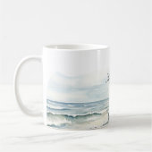 Hochzeit von Palmen Beach Ocean Kaffeetasse (Links)
