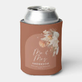 Hochzeit von Pampas-Gras aus Terracotta Dosenkühler (Kanne Vorderseite)