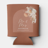 Hochzeit von Pampas-Gras aus Terracotta Dosenkühler (Rückseite)