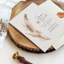 Hochzeit von Pampas-Gras in Böhmen