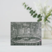 Hochzeit von Peter I. und Catherine im Winter Postkarte (Stehend Vorderseite)