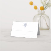 Hochzeit von Platzkarten-Wildblume Elegance Platzkarte (Vorderseite)