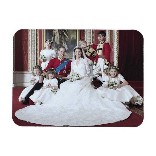 Hochzeit von Prinz William und Catherine Middleton Magnet (Horizontal)