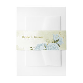 Hochzeit von romantischen Blumen Einladungsbanderole