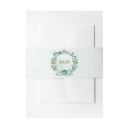 Hochzeit von romantischen Blumen Einladungsbanderole