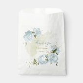 Hochzeit von romantischen Blumen Geschenktütchen (Vorderseite)