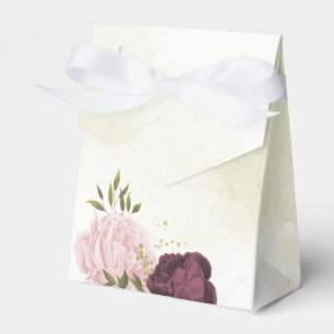 Hochzeit von Rosa Blumengrün Geschenkschachtel