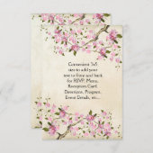 Hochzeit von rosa japanischen Kirschblüten (Vorne/Hinten)