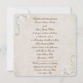 Hochzeit von Rose in der Bibel Einladung (Rückseite)