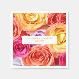 Hochzeit von Rose Serviette