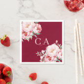 Hochzeit von Rosenblättern Serviette (Beispiel)