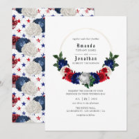 Hochzeit von Rot-Weiß und Blau-Amerikanische Unabh