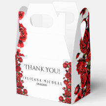 Hochzeit von rote Rosen