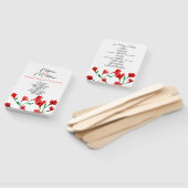 Hochzeit von Roter Flora Fächer (Non-assembled)