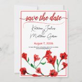 Hochzeit von Roter Flora Save The Date (Vorderseite)