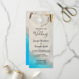 Hochzeit von Seestern mit tropischem Sand Programm