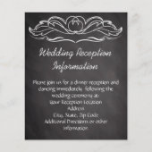 Hochzeit von Slate Chalkboard (Vorderseite)