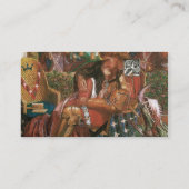 Hochzeit von St. George Princess Sabra Dante Rosse Visitenkarte (Rückseite)