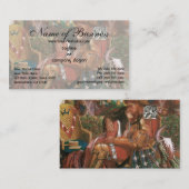 Hochzeit von St. George Princess Sabra Dante Rosse Visitenkarte (Vorne/Hinten)