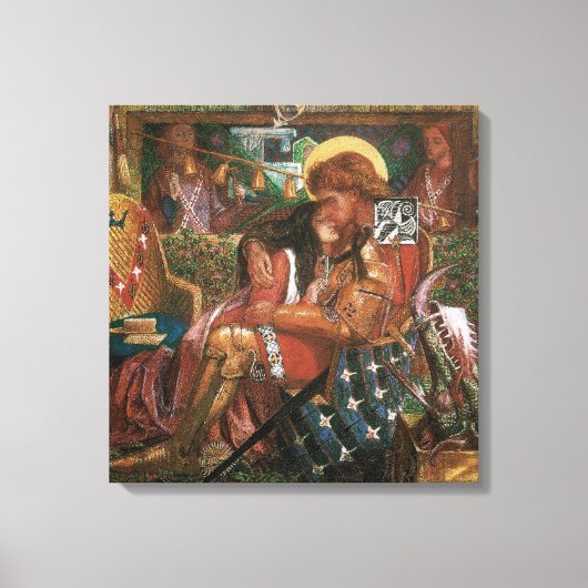 Hochzeit von St. George, Prinzessin Sabra von Ross Leinwanddruck (Vorderseite)