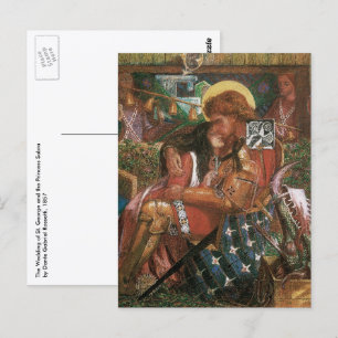 Hochzeit von St. George, Prinzessin Sabra von Ross Postkarte