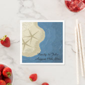 Hochzeit von Starfish und Ozean Serviette (Beispiel)