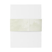 Hochzeit von staubigen Rose-Blume Einladungsbanderole (Rückseitenbeispiel)