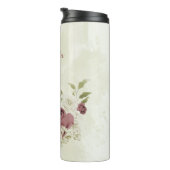 Hochzeit von staubigen Rose-Blume Thermosbecher (Nach rechts gedreht)