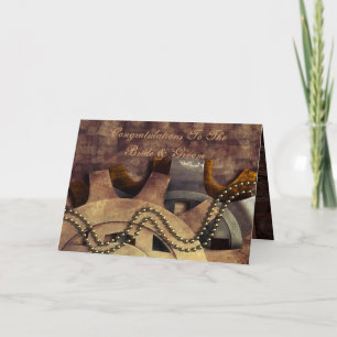 Hochzeit von Steampunkgears & Baubles Karte