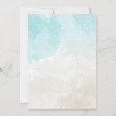 Hochzeit von Strandseefischen Einladung (Rückseite)