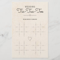 Hochzeit von Tic-Tac-Toe mit Herz-Tisch-Spiel