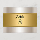 Hochzeit von Tischnummern (Vorderseite)