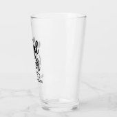 Hochzeit von Trauzeugin-Typografie Glas (Links)