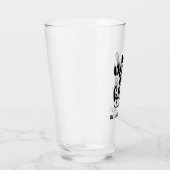 Hochzeit von Trauzeugin-Typografie Glas (Rechts)